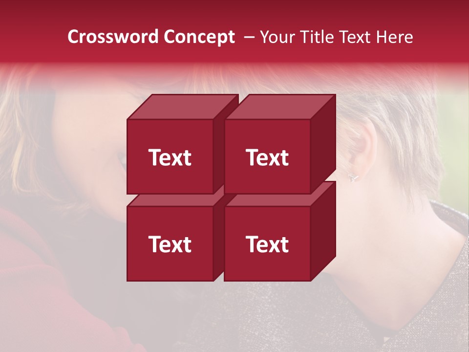 2 Women Having A Good Time Together PowerPoint Template