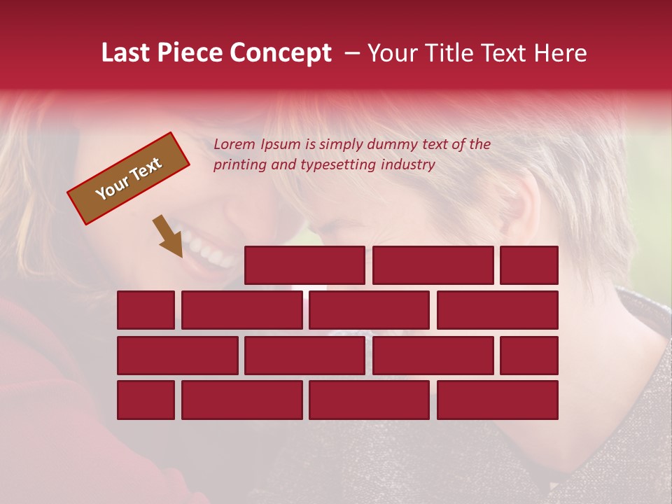 2 Women Having A Good Time Together PowerPoint Template