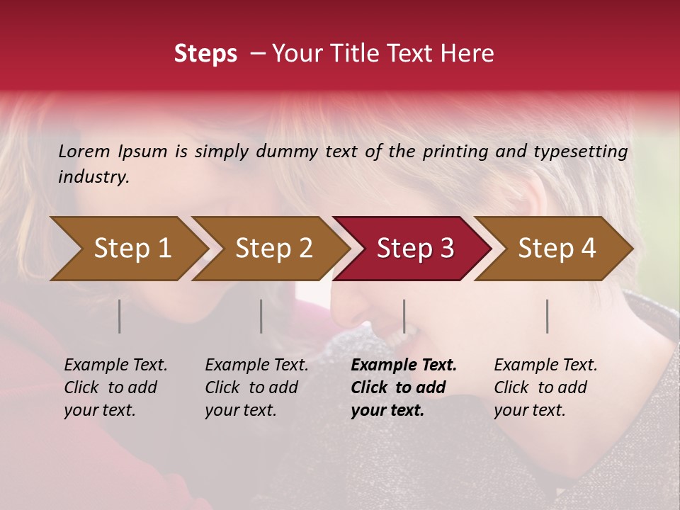 2 Women Having A Good Time Together PowerPoint Template