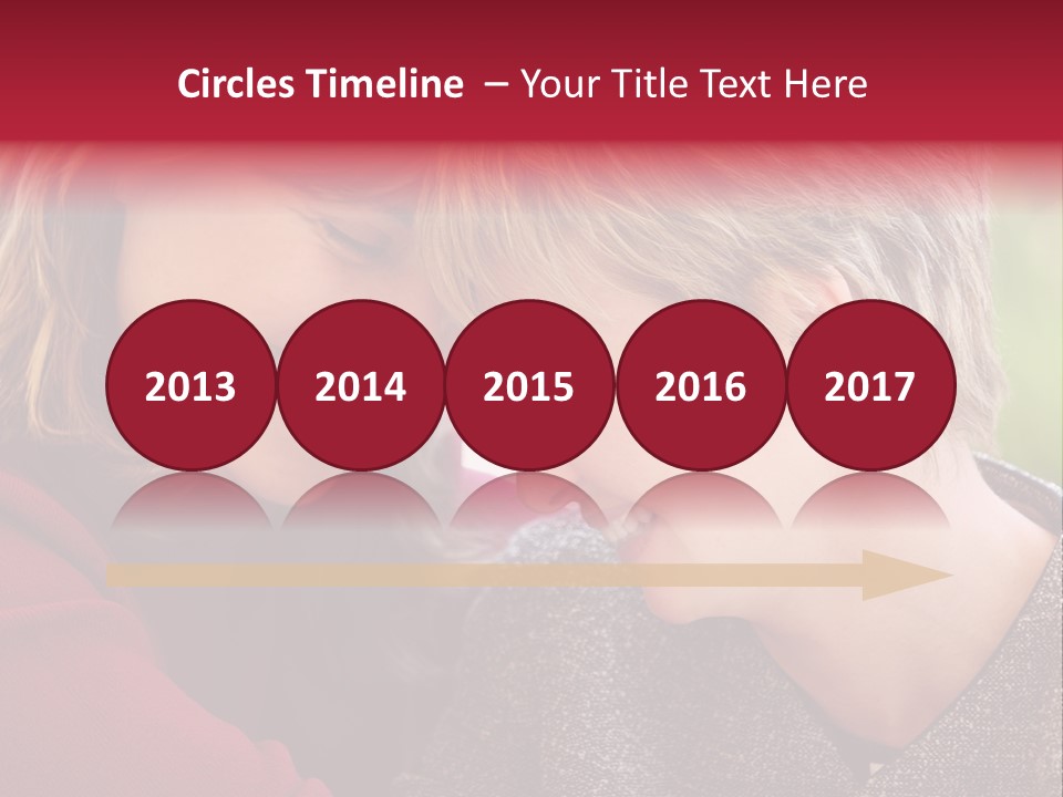 2 Women Having A Good Time Together PowerPoint Template