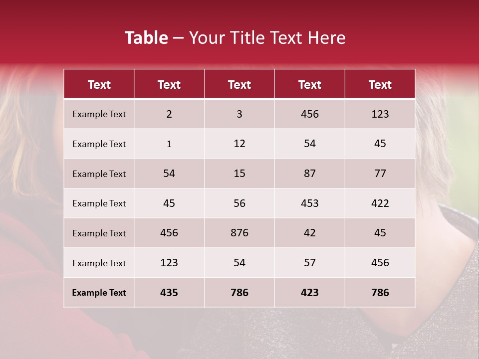 2 Women Having A Good Time Together PowerPoint Template