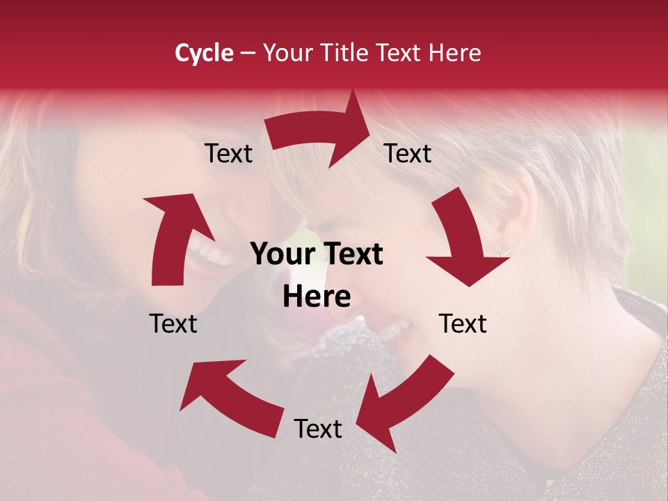 2 Women Having A Good Time Together PowerPoint Template