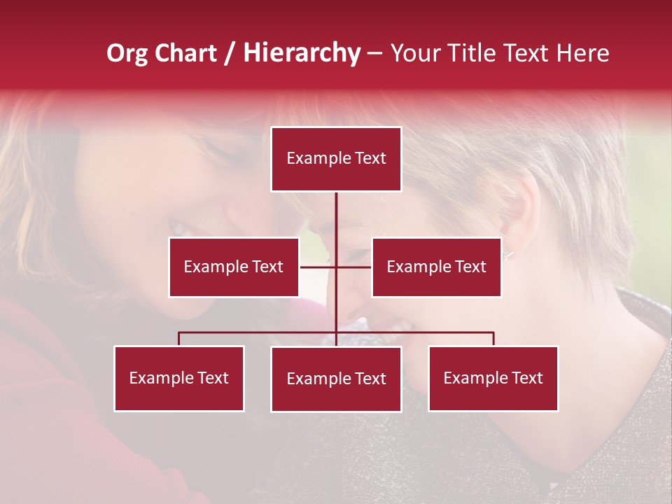 2 Women Having A Good Time Together PowerPoint Template