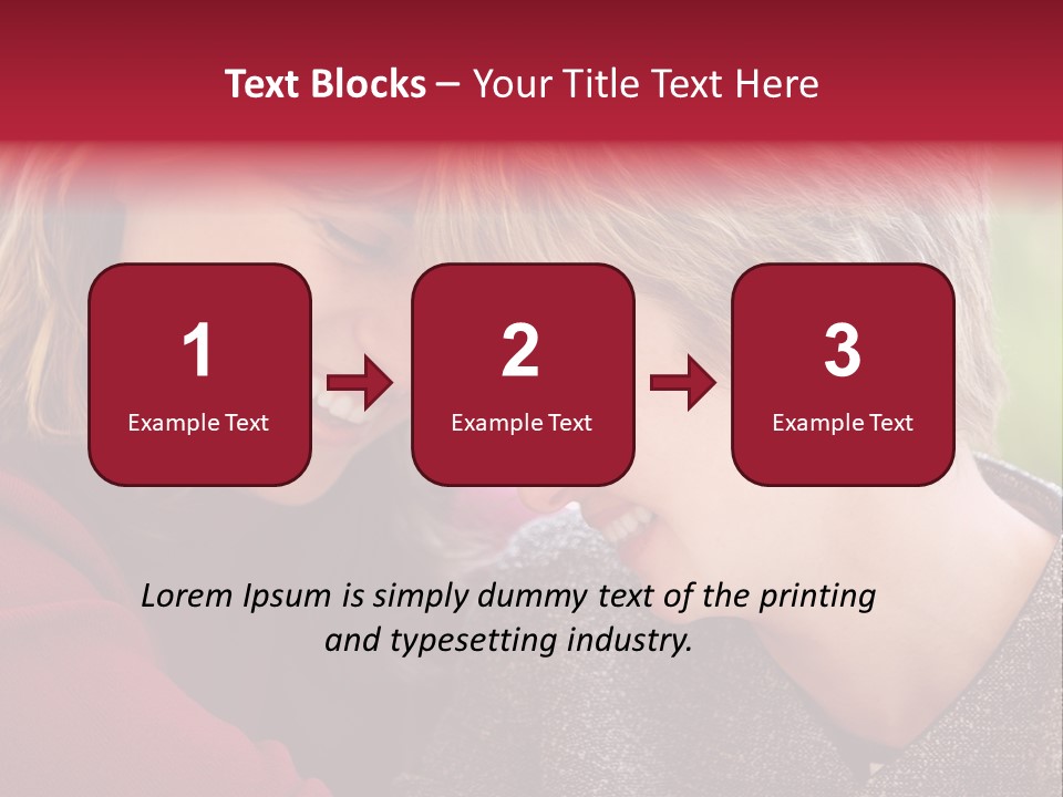 2 Women Having A Good Time Together PowerPoint Template