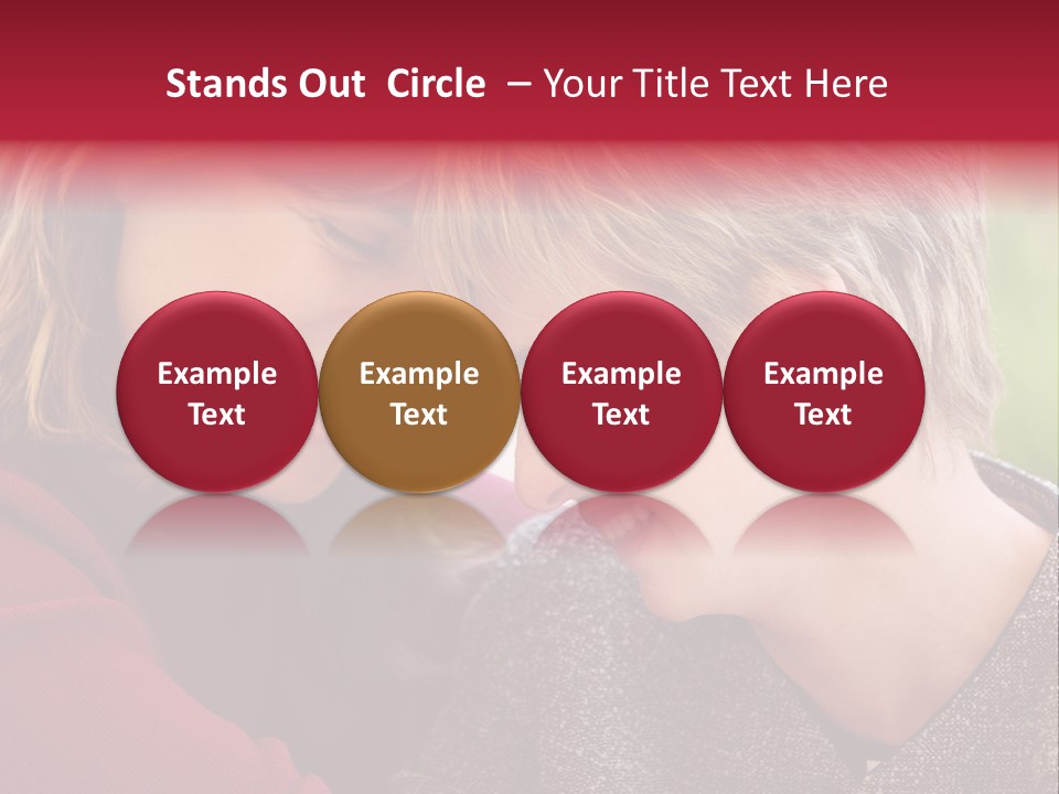 2 Women Having A Good Time Together PowerPoint Template