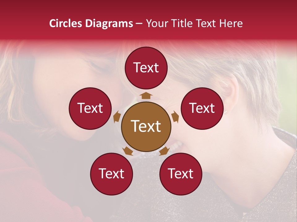 2 Women Having A Good Time Together PowerPoint Template