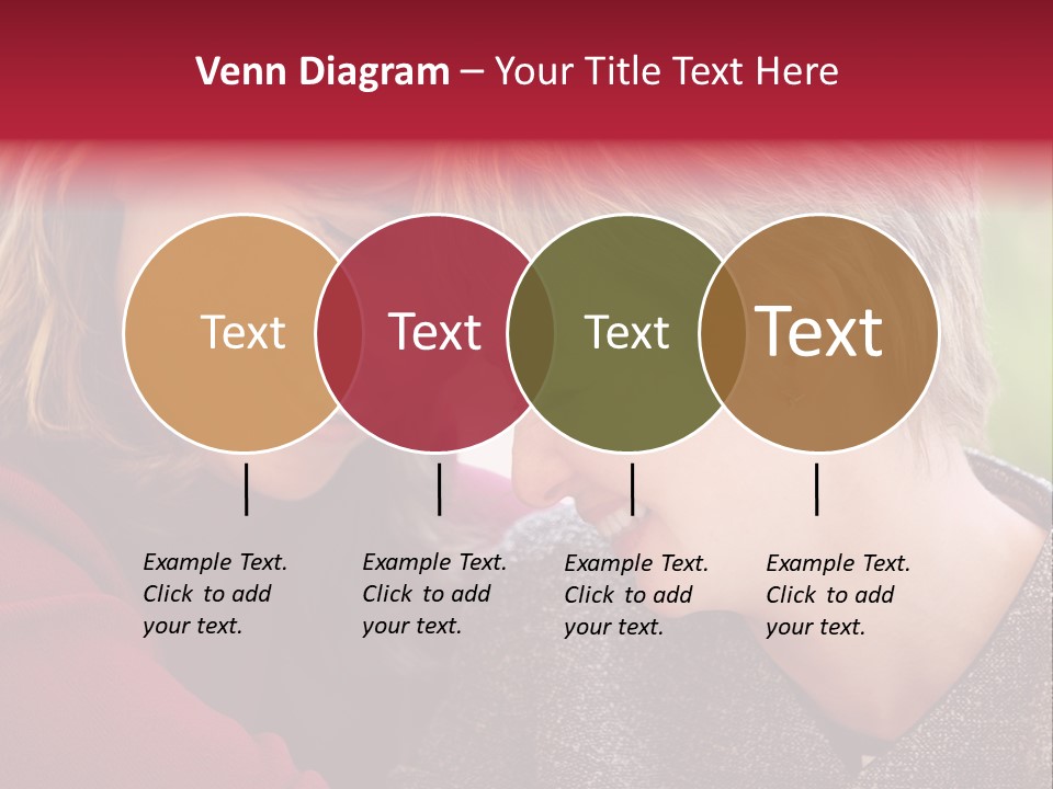 2 Women Having A Good Time Together PowerPoint Template