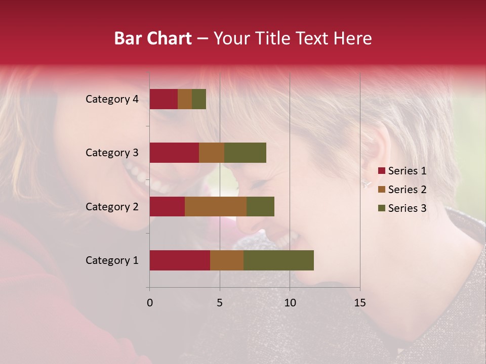 2 Women Having A Good Time Together PowerPoint Template