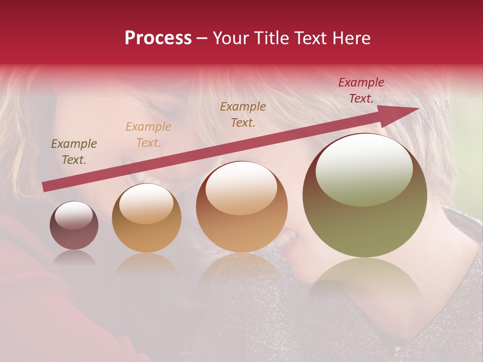 2 Women Having A Good Time Together PowerPoint Template