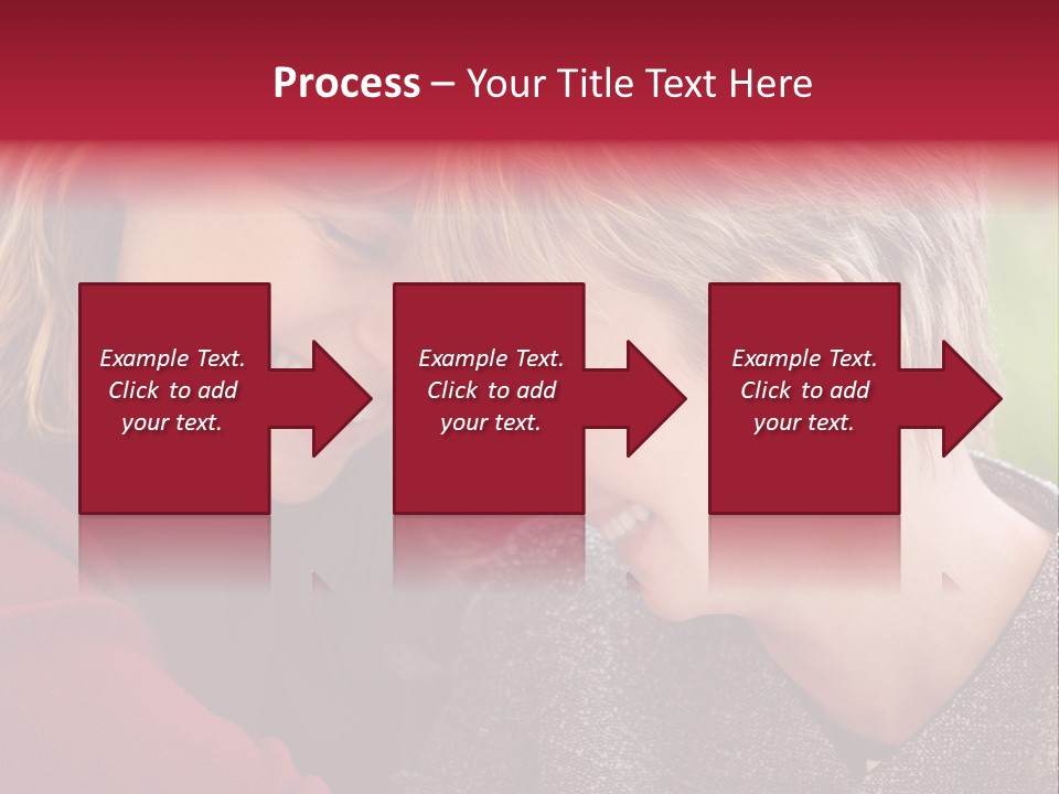 2 Women Having A Good Time Together PowerPoint Template