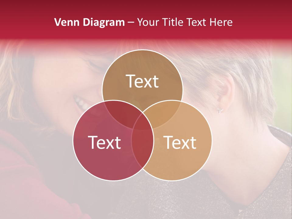 2 Women Having A Good Time Together PowerPoint Template