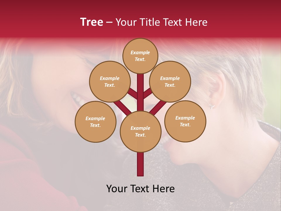 2 Women Having A Good Time Together PowerPoint Template