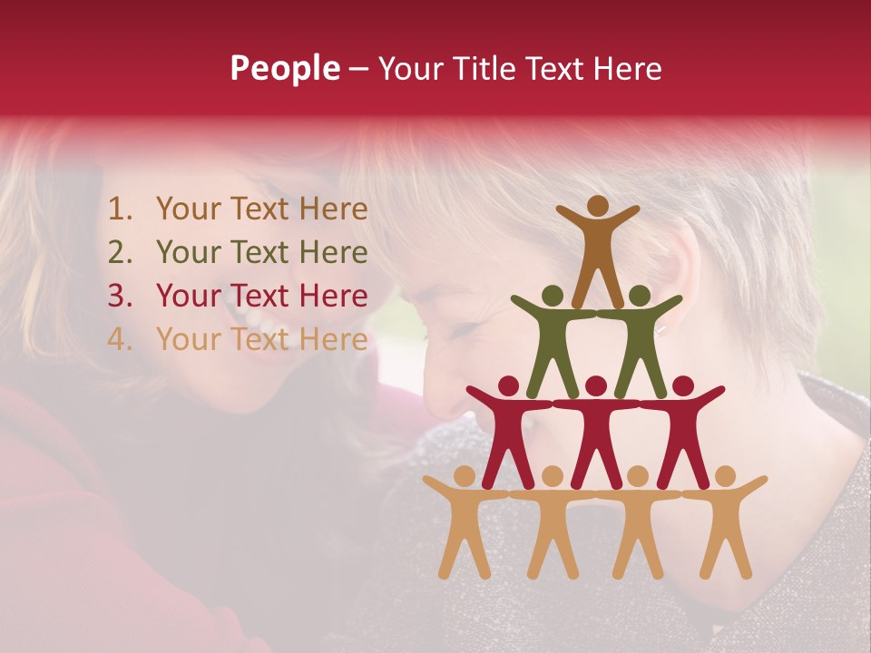 2 Women Having A Good Time Together PowerPoint Template