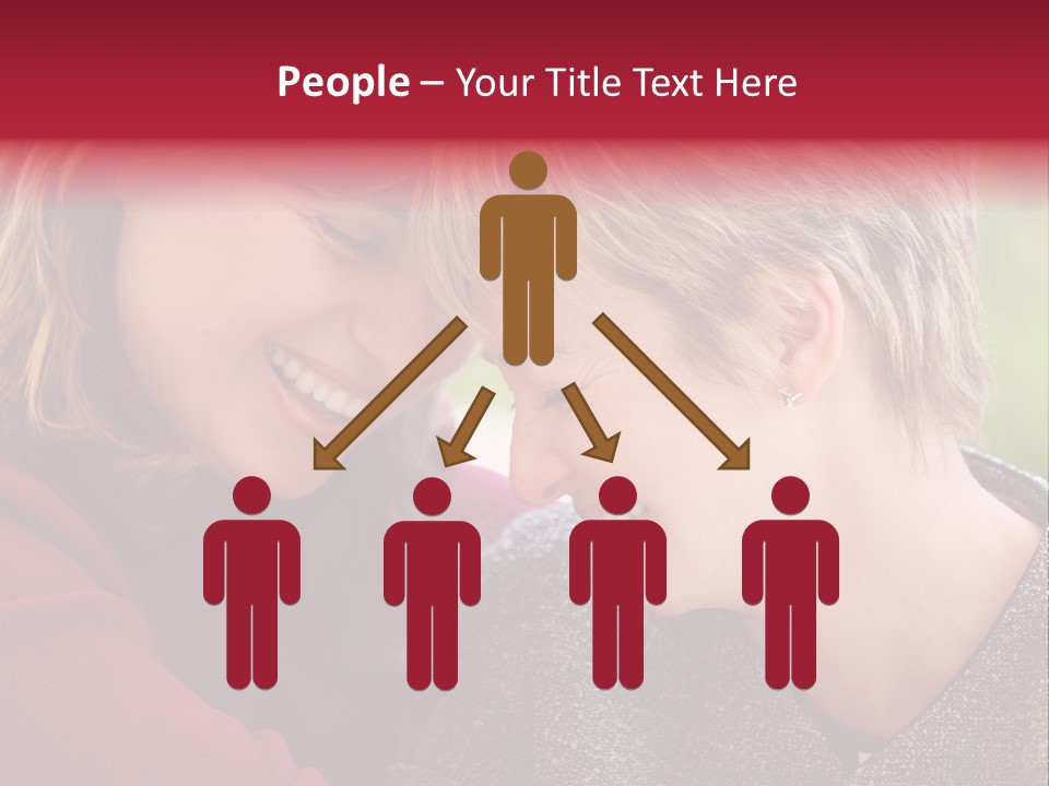 2 Women Having A Good Time Together PowerPoint Template