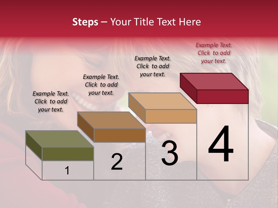 2 Women Having A Good Time Together PowerPoint Template