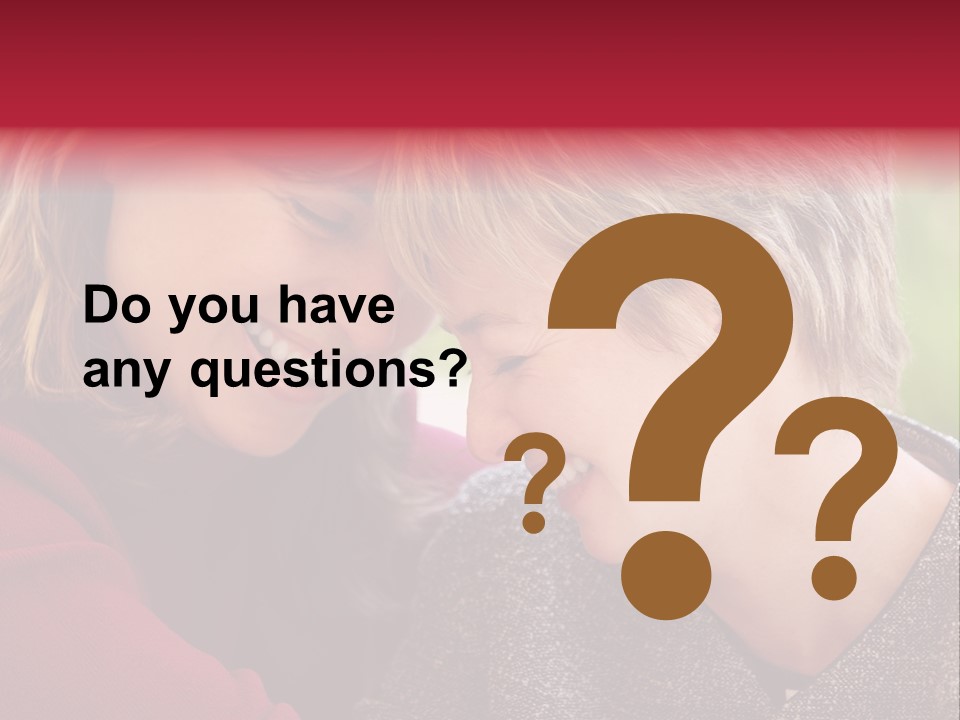 2 Women Having A Good Time Together PowerPoint Template