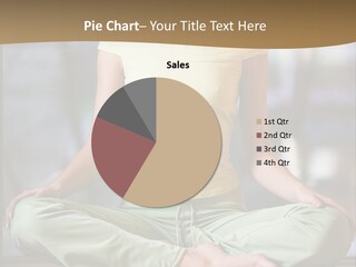 Relaxed Girl In A Lotus Pose PowerPoint Template