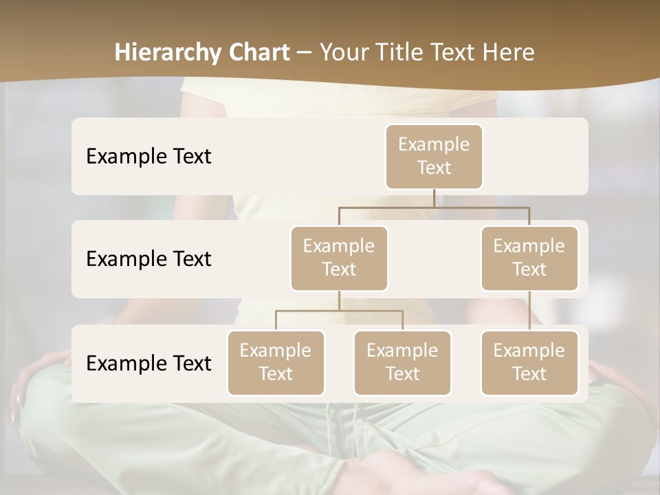 Relaxed Girl In A Lotus Pose PowerPoint Template