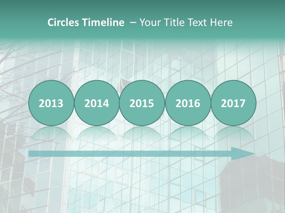 Worker Climbing At Mirror Wall Of Office Building PowerPoint Template