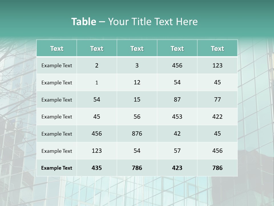 Worker Climbing At Mirror Wall Of Office Building PowerPoint Template