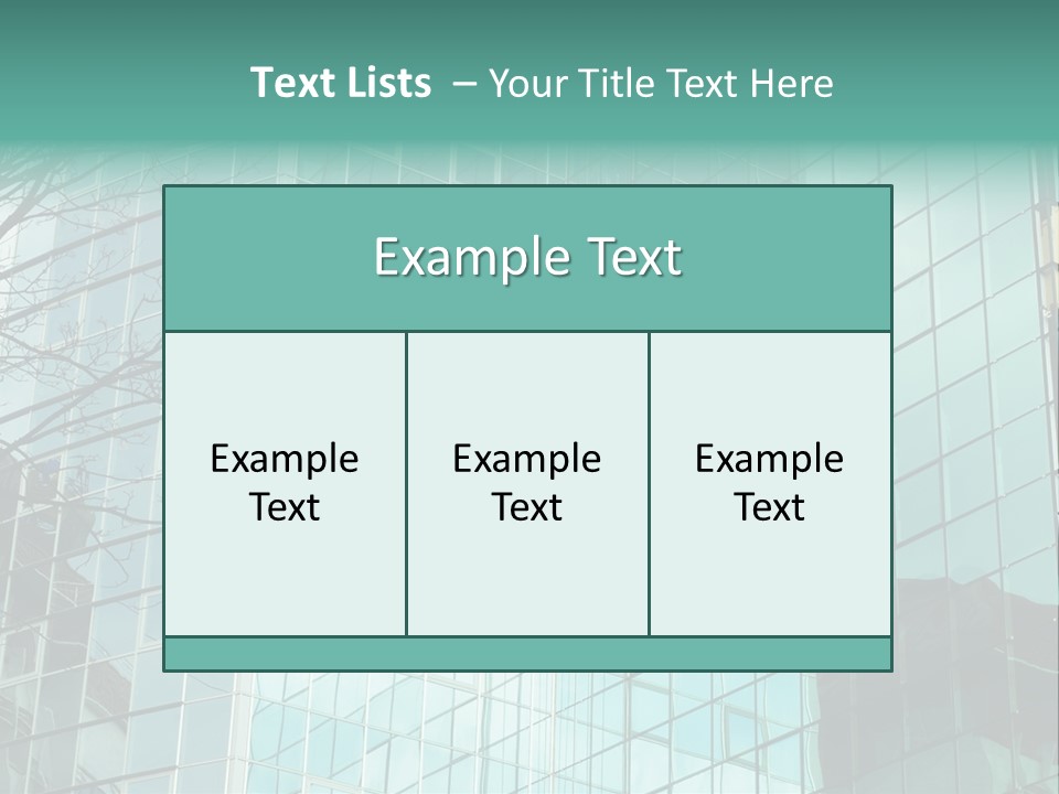Worker Climbing At Mirror Wall Of Office Building PowerPoint Template