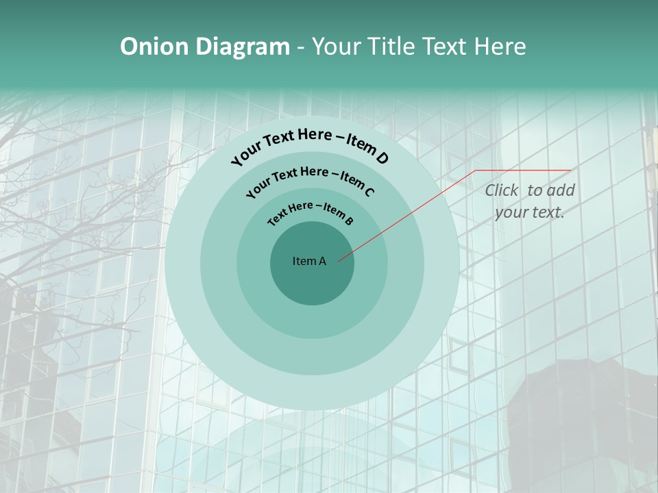 Worker Climbing At Mirror Wall Of Office Building PowerPoint Template