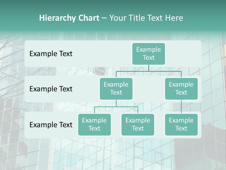 Worker Climbing At Mirror Wall Of Office Building PowerPoint Template