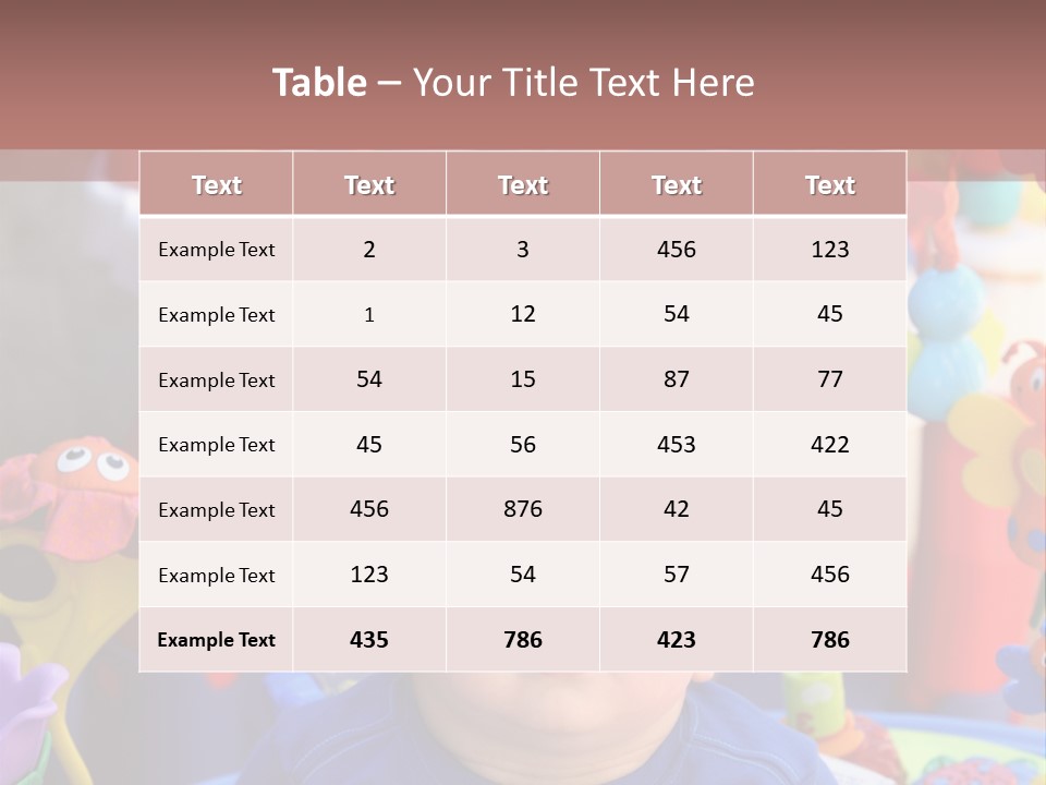 Two Baby Boys Twin Brothers Playing Together PowerPoint Template