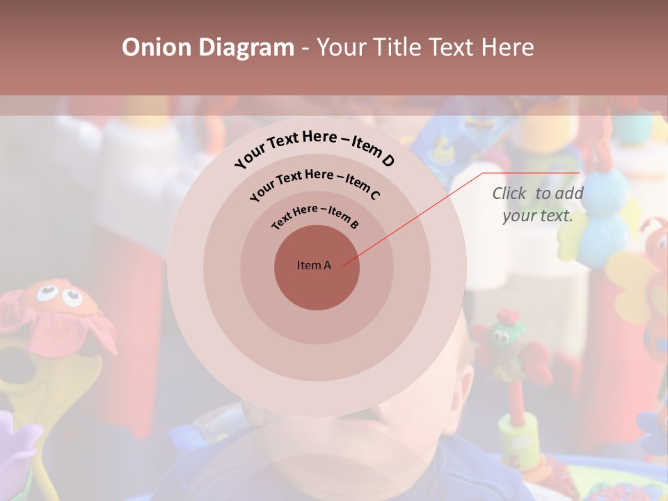 Two Baby Boys Twin Brothers Playing Together PowerPoint Template