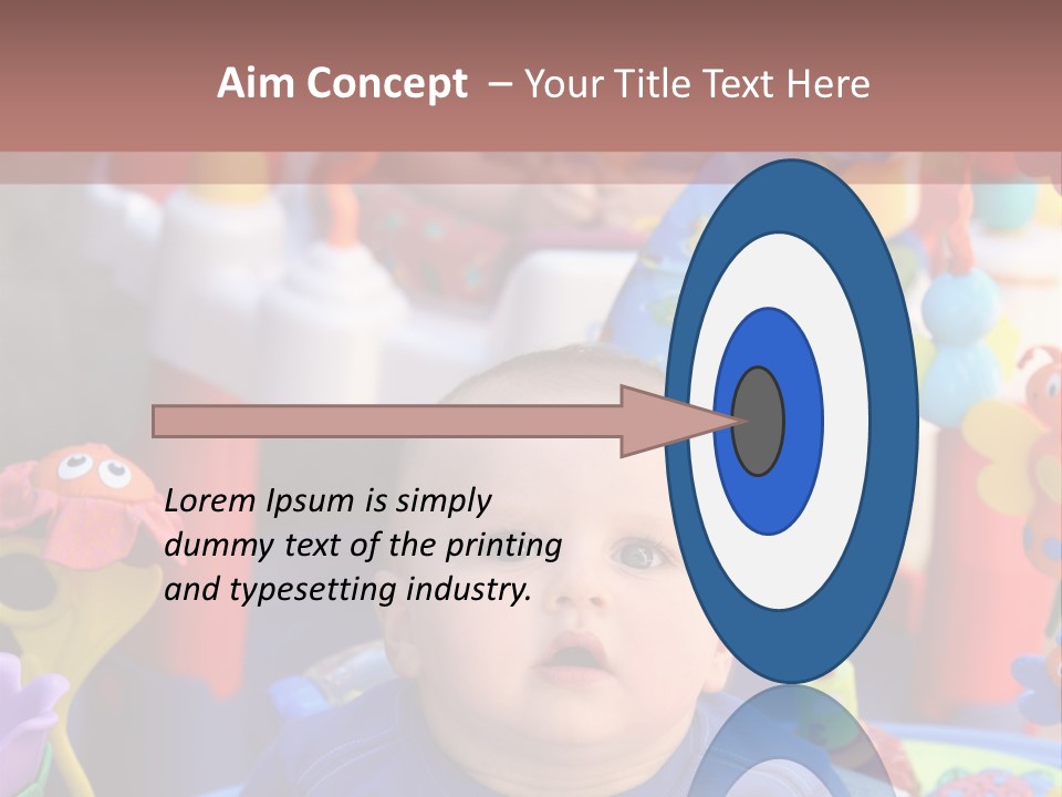 Two Baby Boys Twin Brothers Playing Together PowerPoint Template