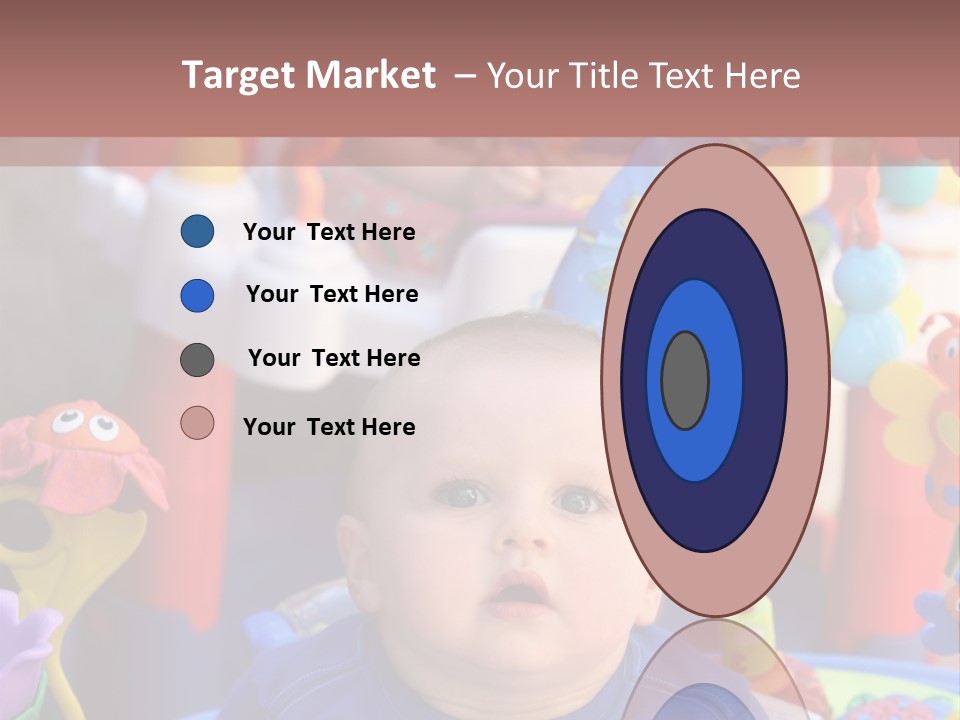 Two Baby Boys Twin Brothers Playing Together PowerPoint Template