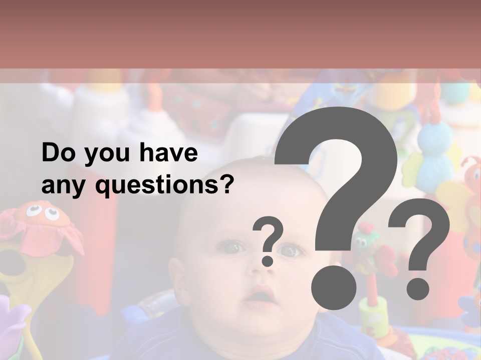 Two Baby Boys Twin Brothers Playing Together PowerPoint Template