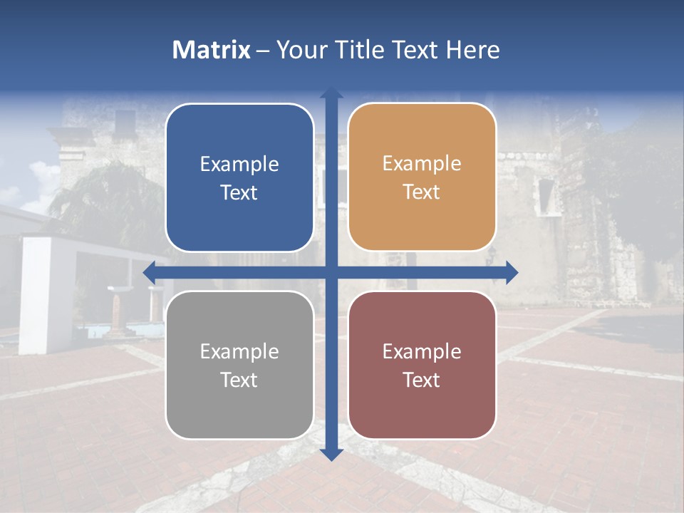 Park Near Casa De Francia And Hostal Nicolas De Ovando And Fortaleza On Las Damas Santo Domingo, Dominican Republic PowerPoint Template