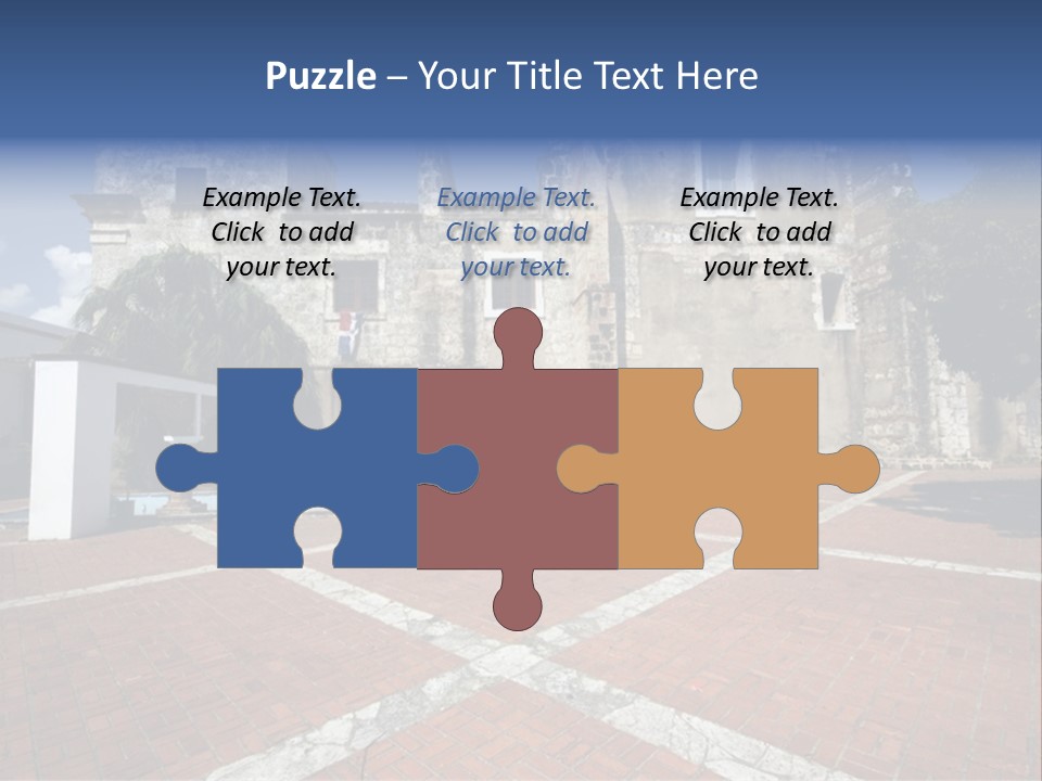 Park Near Casa De Francia And Hostal Nicolas De Ovando And Fortaleza On Las Damas Santo Domingo, Dominican Republic PowerPoint Template