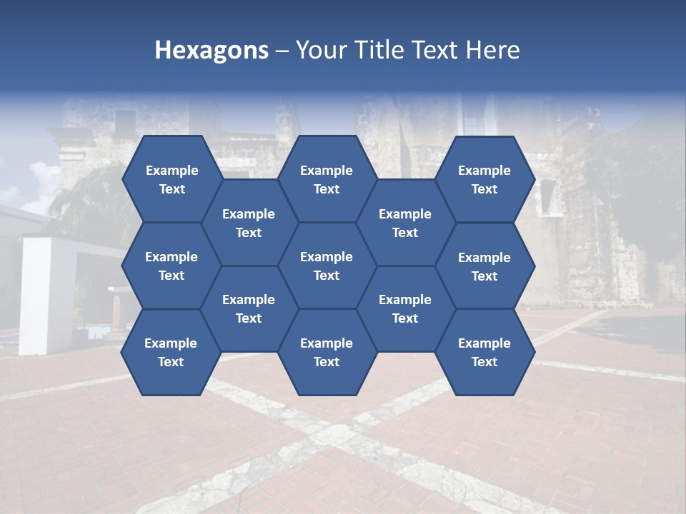 Park Near Casa De Francia And Hostal Nicolas De Ovando And Fortaleza On Las Damas Santo Domingo, Dominican Republic PowerPoint Template