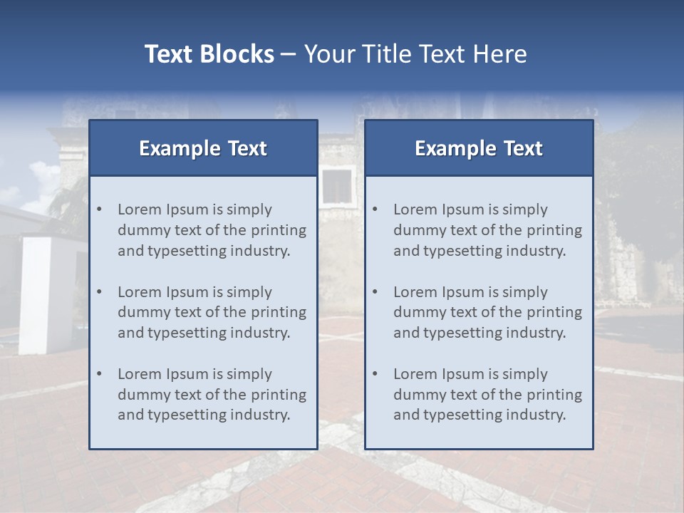 Park Near Casa De Francia And Hostal Nicolas De Ovando And Fortaleza On Las Damas Santo Domingo, Dominican Republic PowerPoint Template