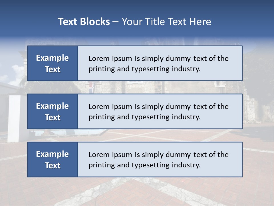 Park Near Casa De Francia And Hostal Nicolas De Ovando And Fortaleza On Las Damas Santo Domingo, Dominican Republic PowerPoint Template