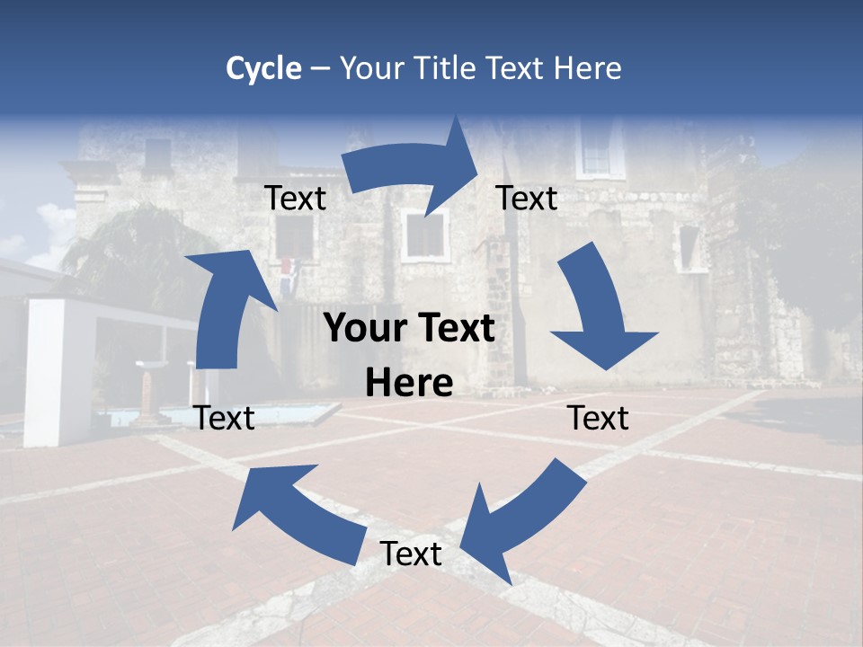 Park Near Casa De Francia And Hostal Nicolas De Ovando And Fortaleza On Las Damas Santo Domingo, Dominican Republic PowerPoint Template