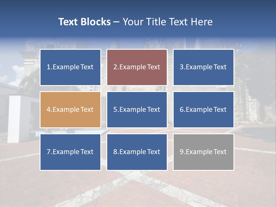 Park Near Casa De Francia And Hostal Nicolas De Ovando And Fortaleza On Las Damas Santo Domingo, Dominican Republic PowerPoint Template