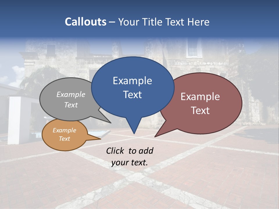 Park Near Casa De Francia And Hostal Nicolas De Ovando And Fortaleza On Las Damas Santo Domingo, Dominican Republic PowerPoint Template
