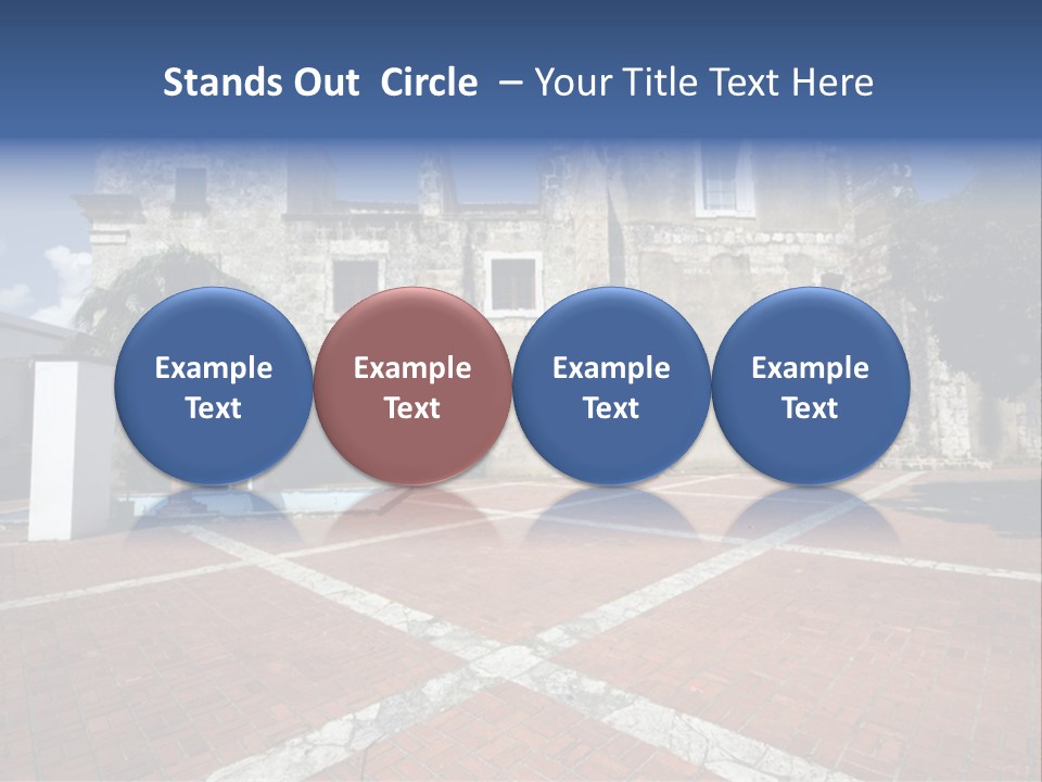 Park Near Casa De Francia And Hostal Nicolas De Ovando And Fortaleza On Las Damas Santo Domingo, Dominican Republic PowerPoint Template