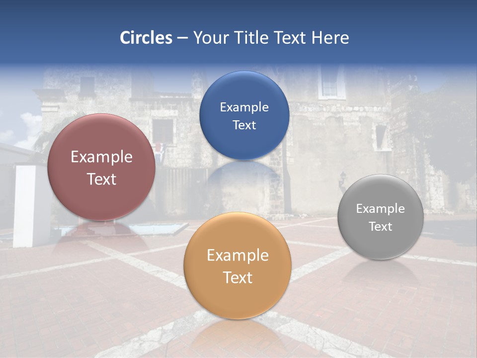 Park Near Casa De Francia And Hostal Nicolas De Ovando And Fortaleza On Las Damas Santo Domingo, Dominican Republic PowerPoint Template