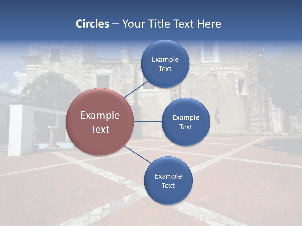 Park Near Casa De Francia And Hostal Nicolas De Ovando And Fortaleza On Las Damas Santo Domingo, Dominican Republic PowerPoint Template