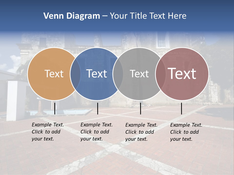Park Near Casa De Francia And Hostal Nicolas De Ovando And Fortaleza On Las Damas Santo Domingo, Dominican Republic PowerPoint Template