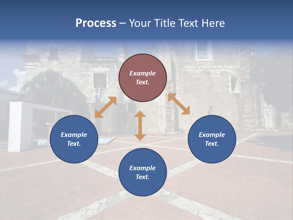 Park Near Casa De Francia And Hostal Nicolas De Ovando And Fortaleza On Las Damas Santo Domingo, Dominican Republic PowerPoint Template