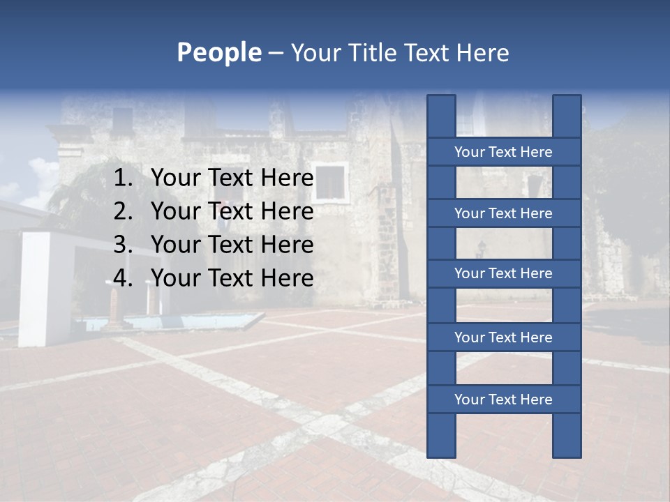 Park Near Casa De Francia And Hostal Nicolas De Ovando And Fortaleza On Las Damas Santo Domingo, Dominican Republic PowerPoint Template