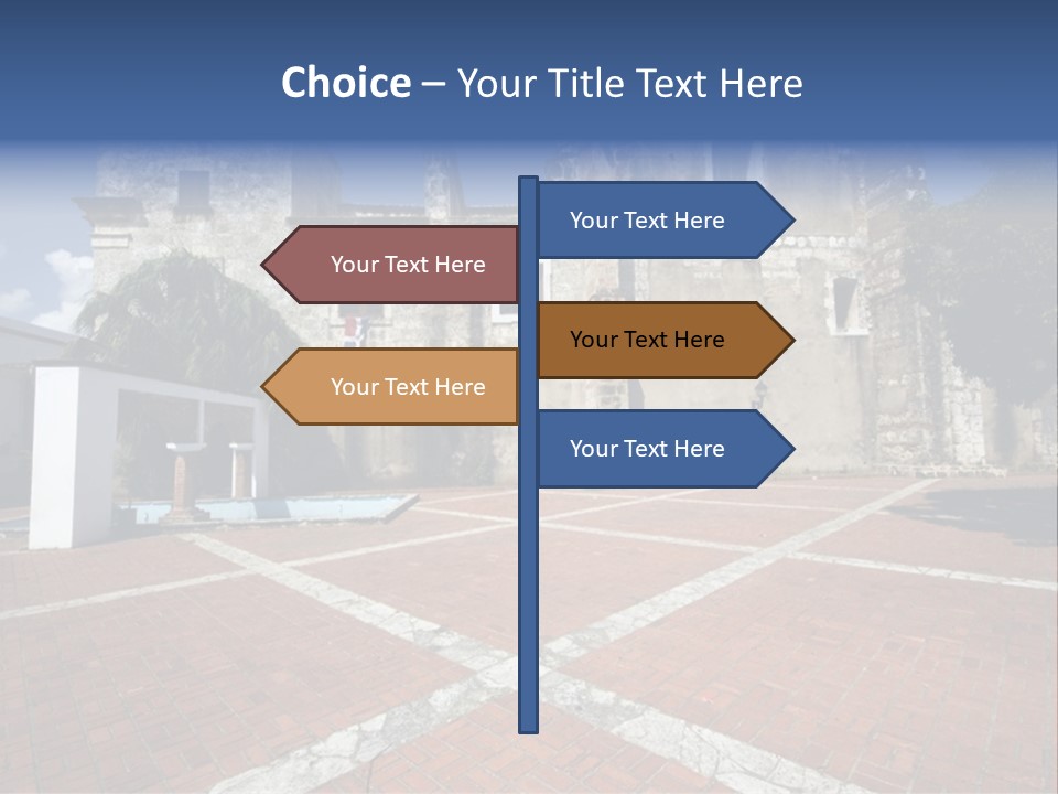 Park Near Casa De Francia And Hostal Nicolas De Ovando And Fortaleza On Las Damas Santo Domingo, Dominican Republic PowerPoint Template