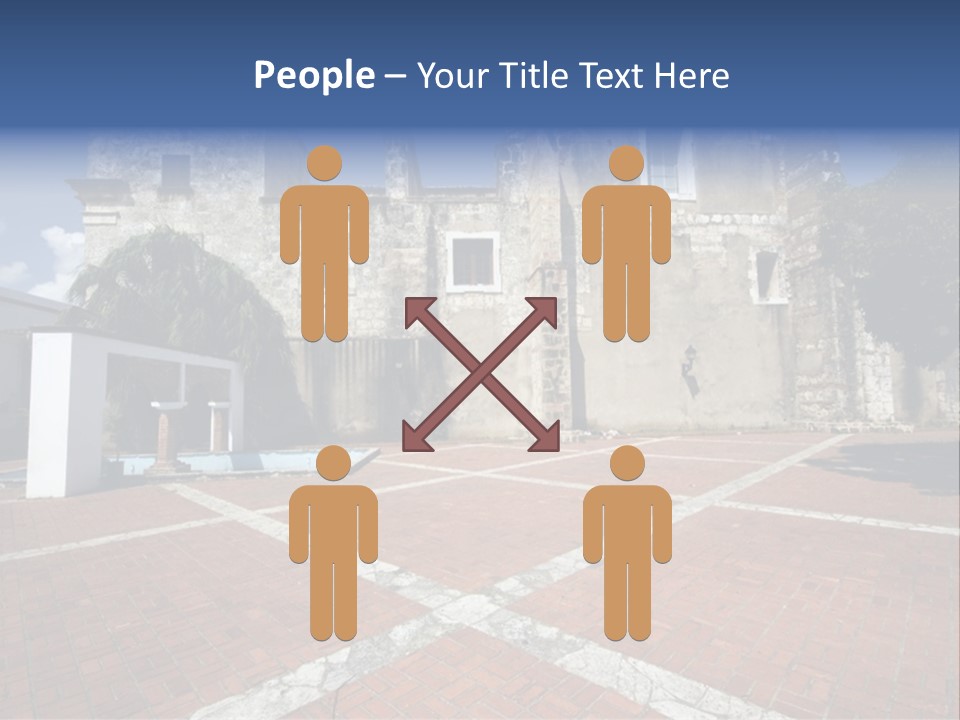 Park Near Casa De Francia And Hostal Nicolas De Ovando And Fortaleza On Las Damas Santo Domingo, Dominican Republic PowerPoint Template