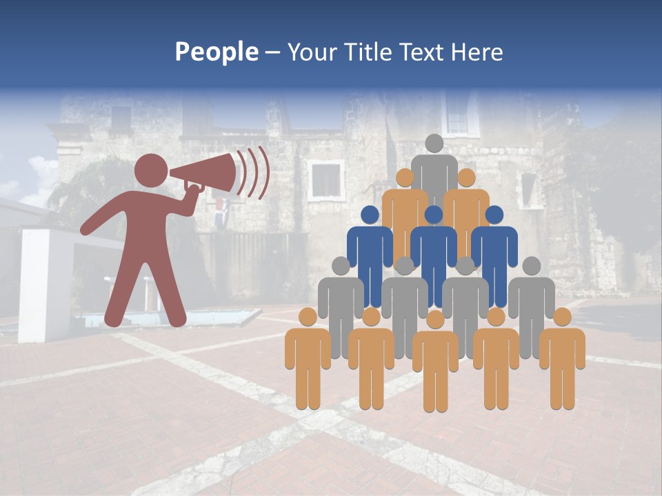 Park Near Casa De Francia And Hostal Nicolas De Ovando And Fortaleza On Las Damas Santo Domingo, Dominican Republic PowerPoint Template