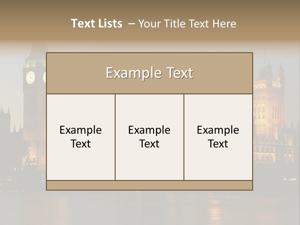 Big Ben PowerPoint Template